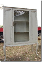 shabby china cabinet